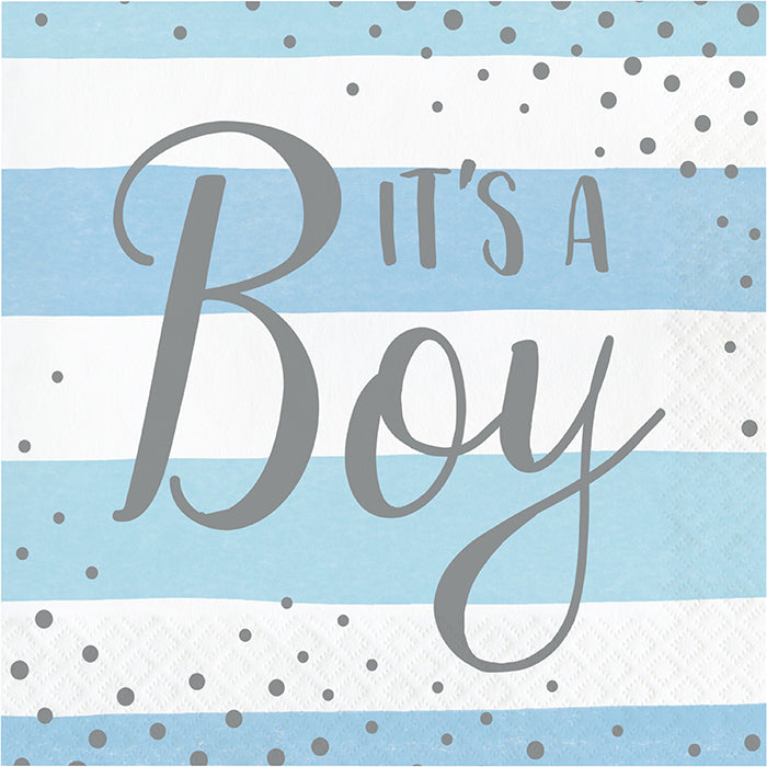 it's a boy napkins