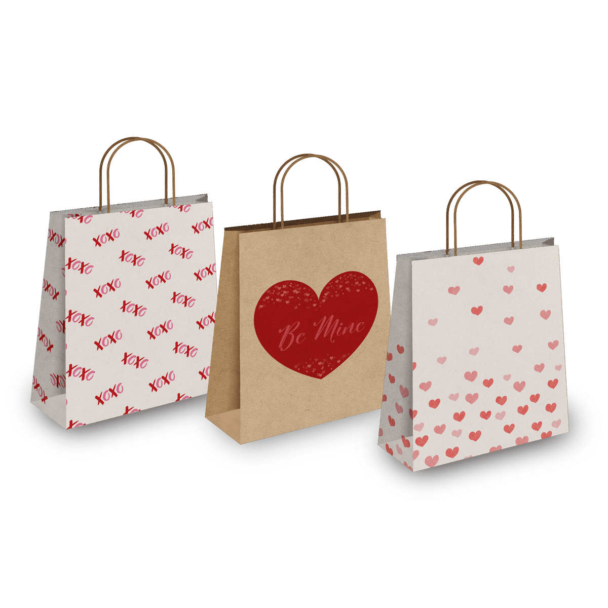 Kraft Color Paper Bags With Handles - 10x8x4 - 25Ct – Premium Supplies TX
