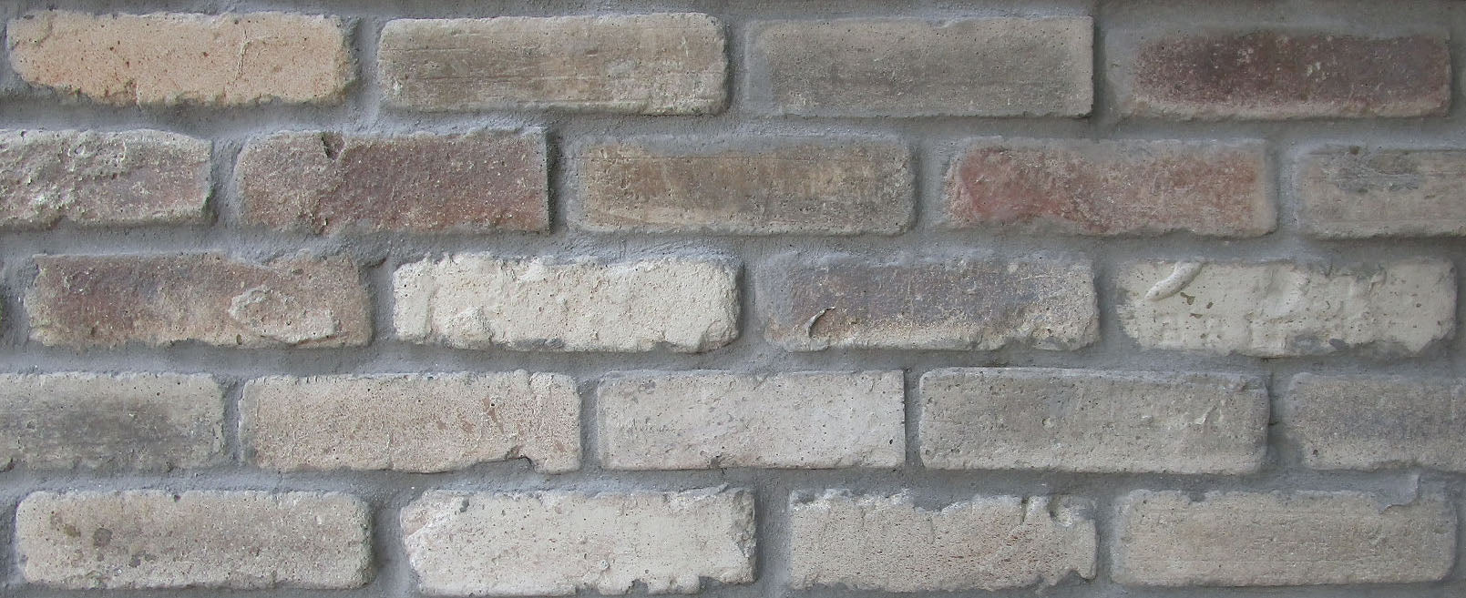 Chicago Style Brick Veneers Beige Color Thin Concrete