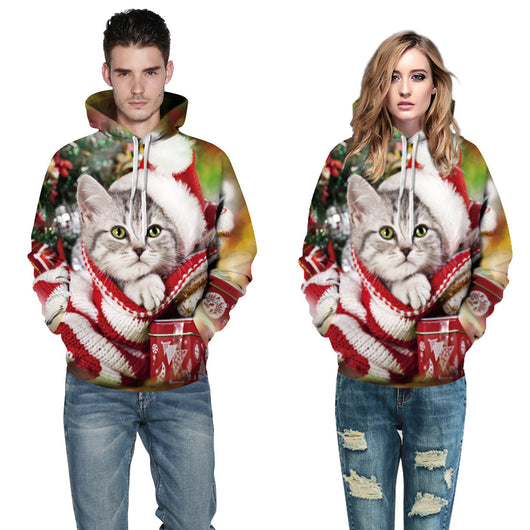 christmas cat hoodie