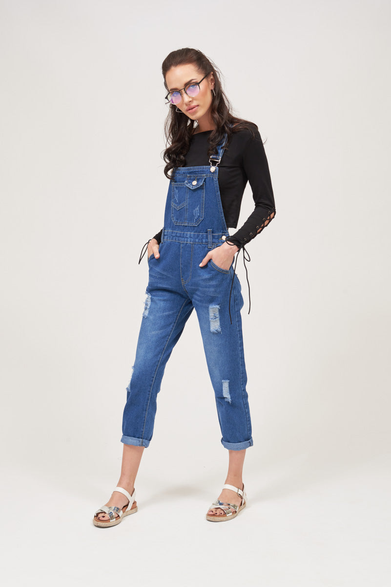 overall jeans dress