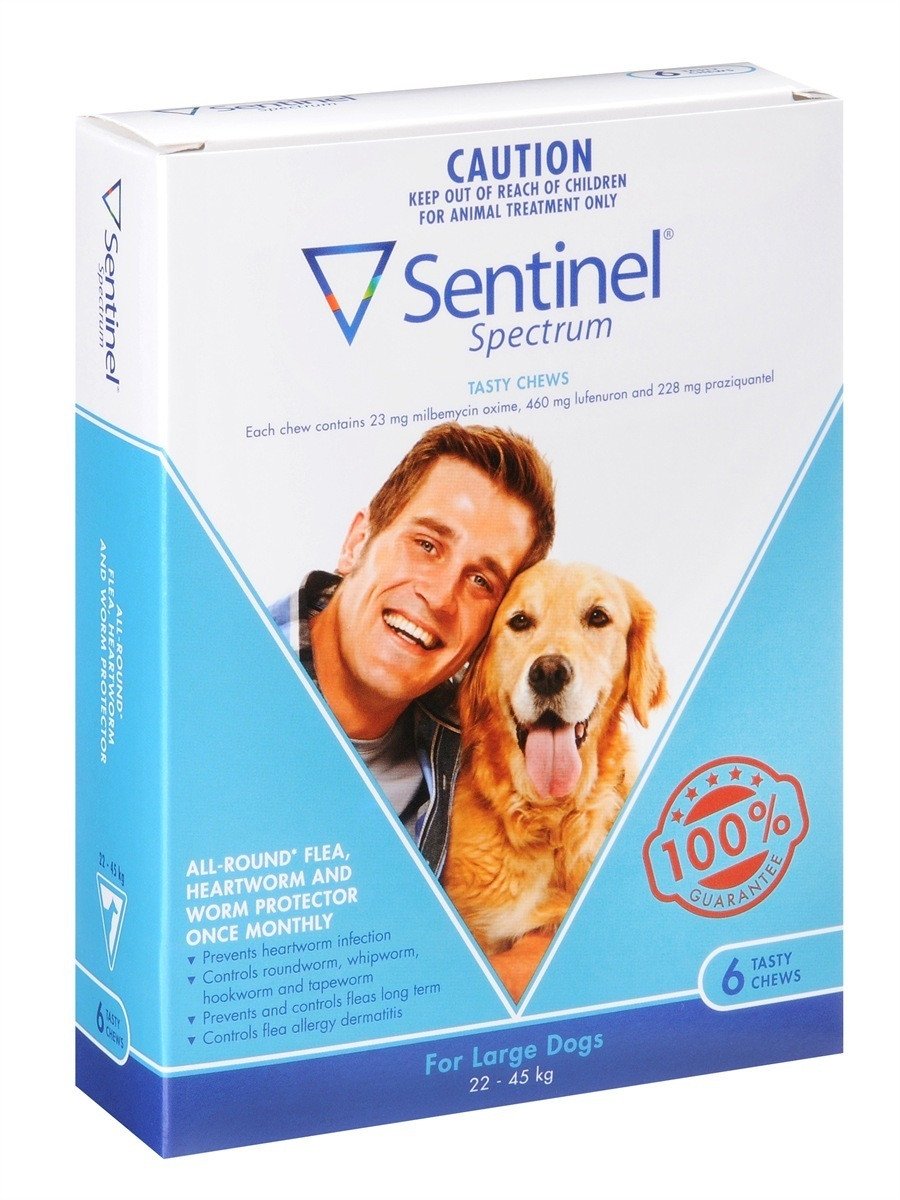 does sentinel spectrum for dogs kill fleas