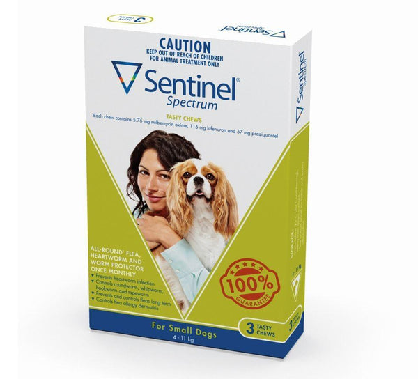 difference between sentinel and sentinel spectrum for dogs