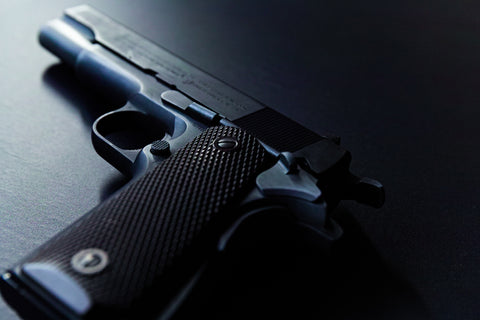 Pistol grip on handgun