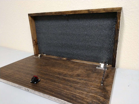 kaizen foam in a concealment case before it is cut to fit a firearm