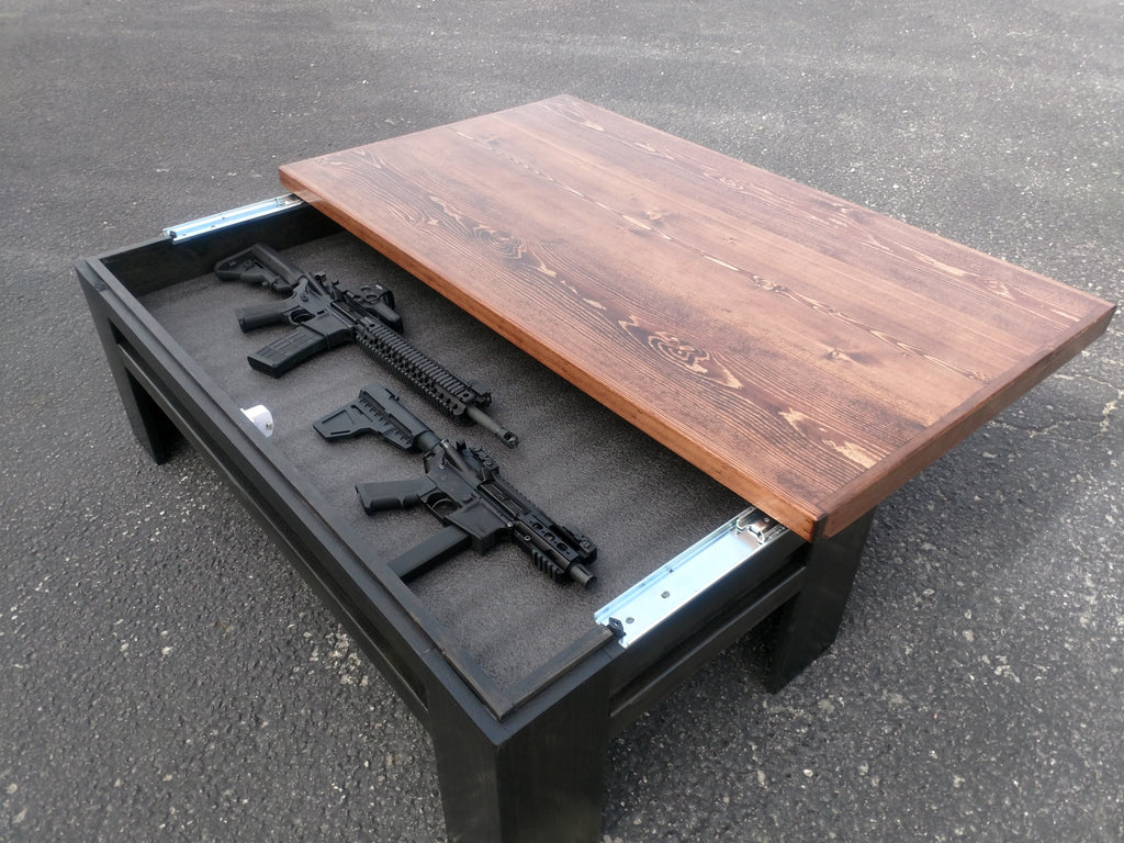 hidden gun kitchen table