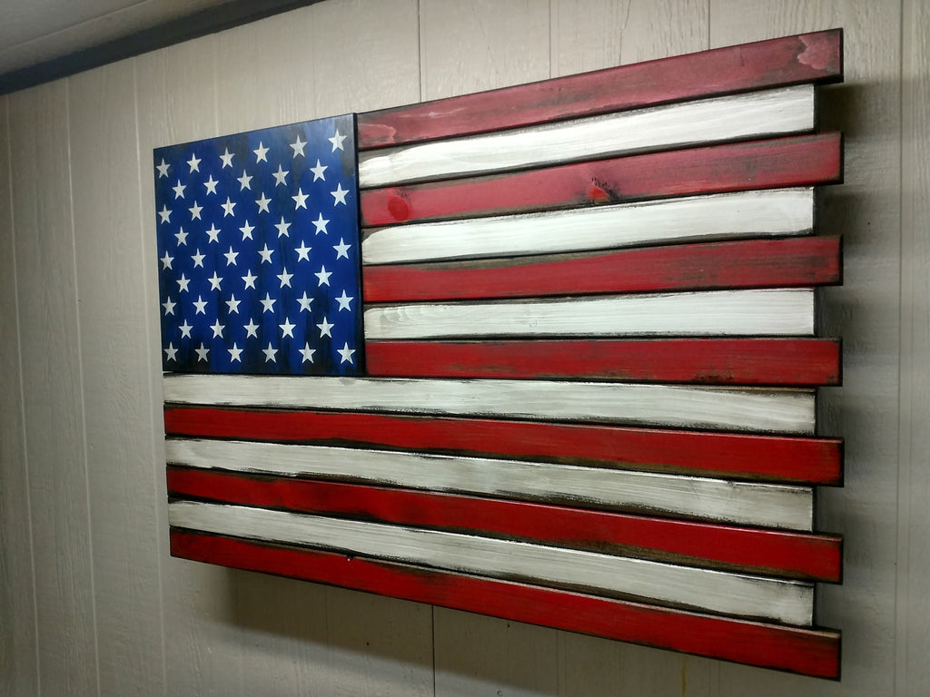 3 Compartment American Gun Concealment Flag | Liberty Home Concealment