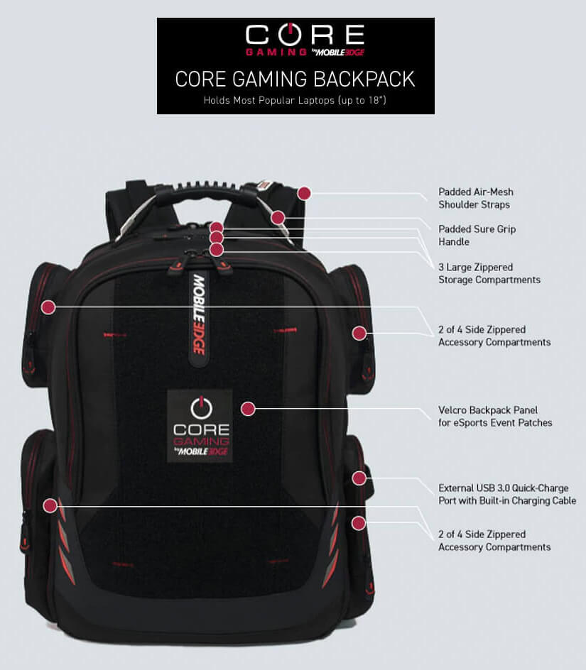 MOBILE-EDGE-18'-CORE-GAMING-BACKPACK-Des