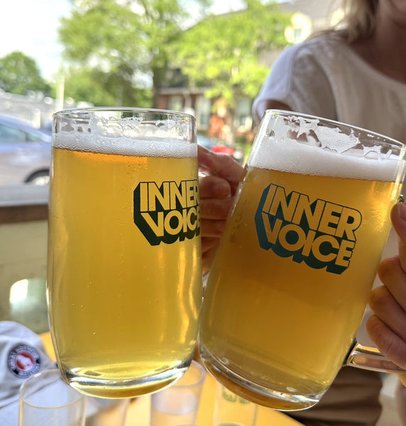 Having beers at Innervoice brewing in Decatur, Georgia 