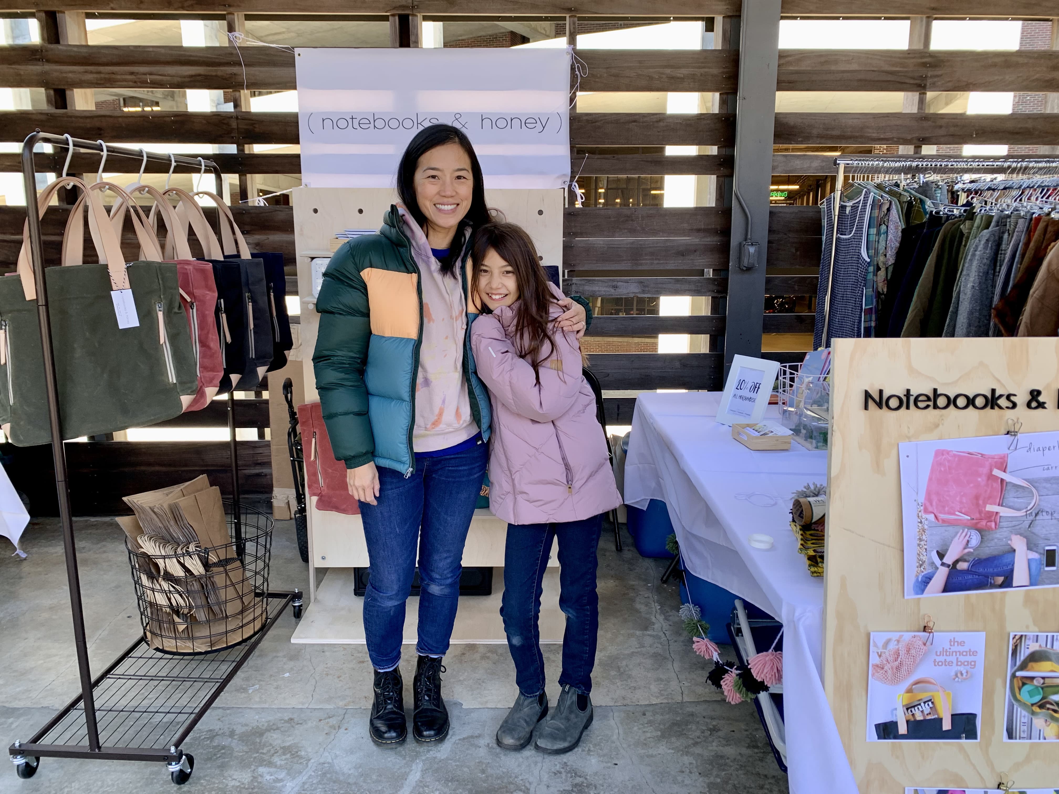 Notebooks and Honey at the Artists and Flea Pop Up at Ponce City Market 