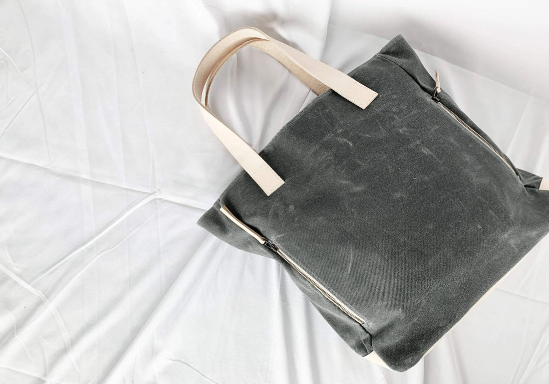 Black Wax Canvas Everyday Bag by Notebooks & Honey – notebooks & honey