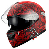 1Storm Motorcycle Dual Lens/Sun Visor Full Face Helmets AH15