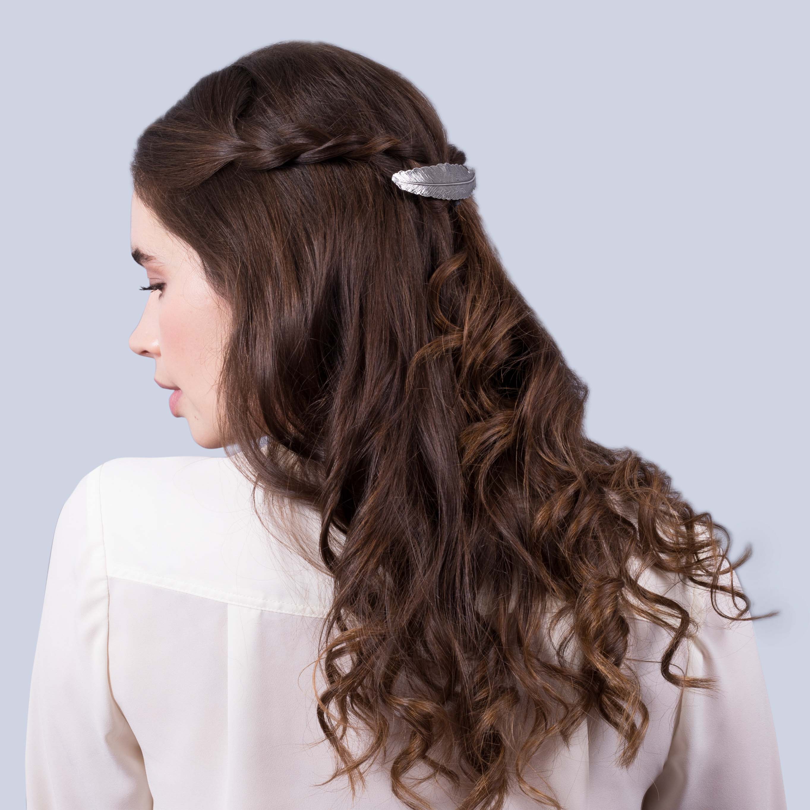 Simply Inspired Classic Pewter Barrette Trio