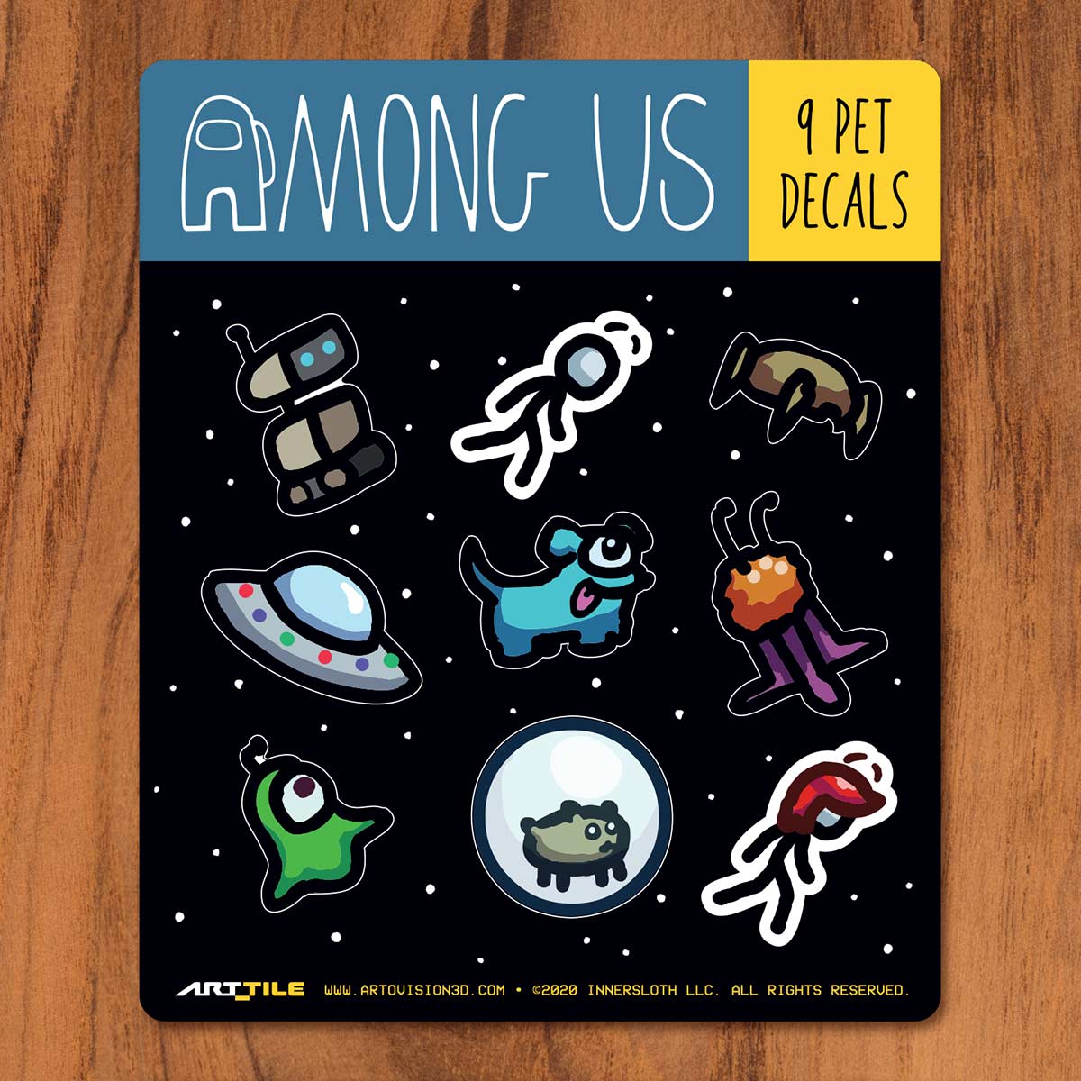 Among Us Art Tile Crewmate Decals Pets Artovision