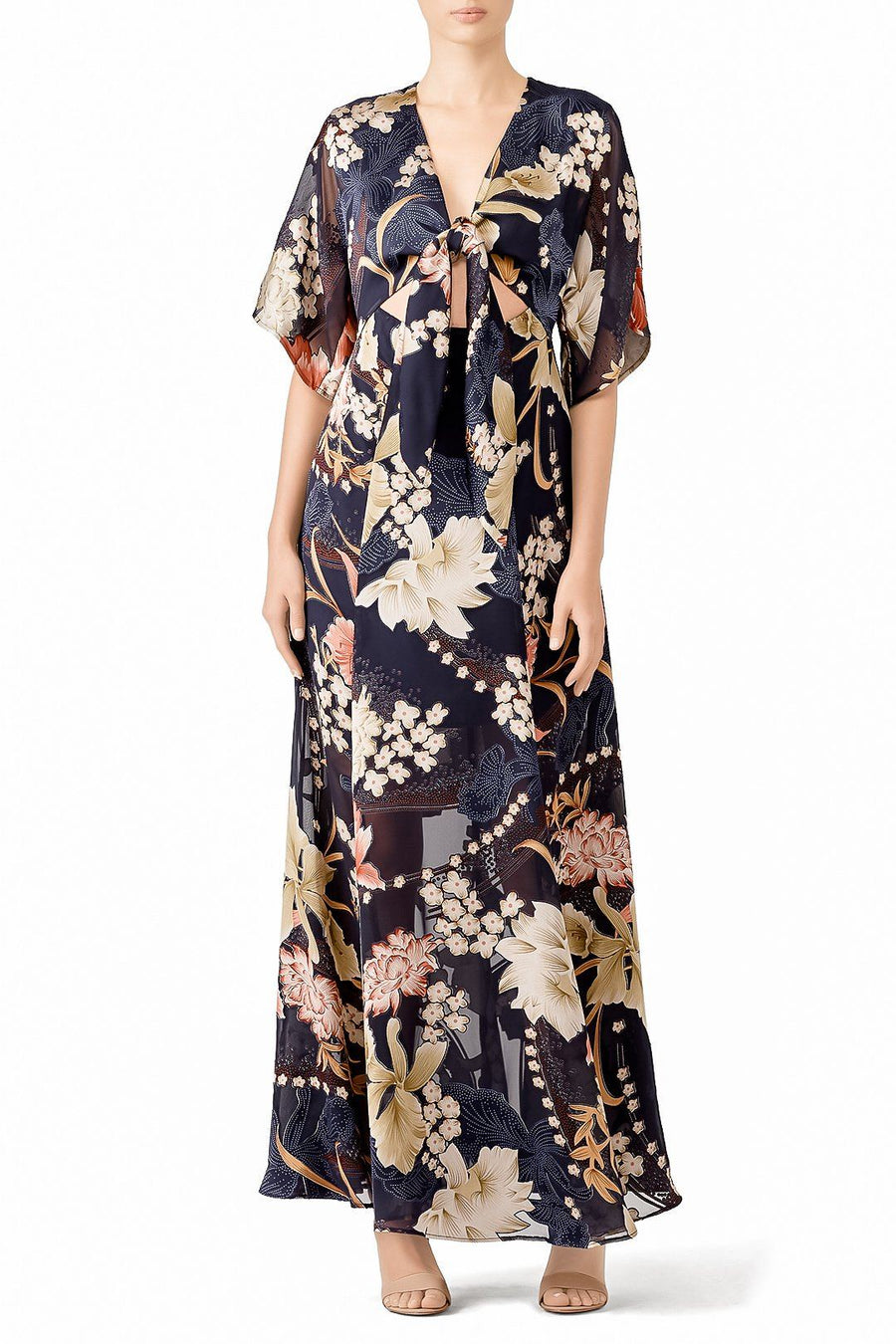 hutch tropical maxi dress