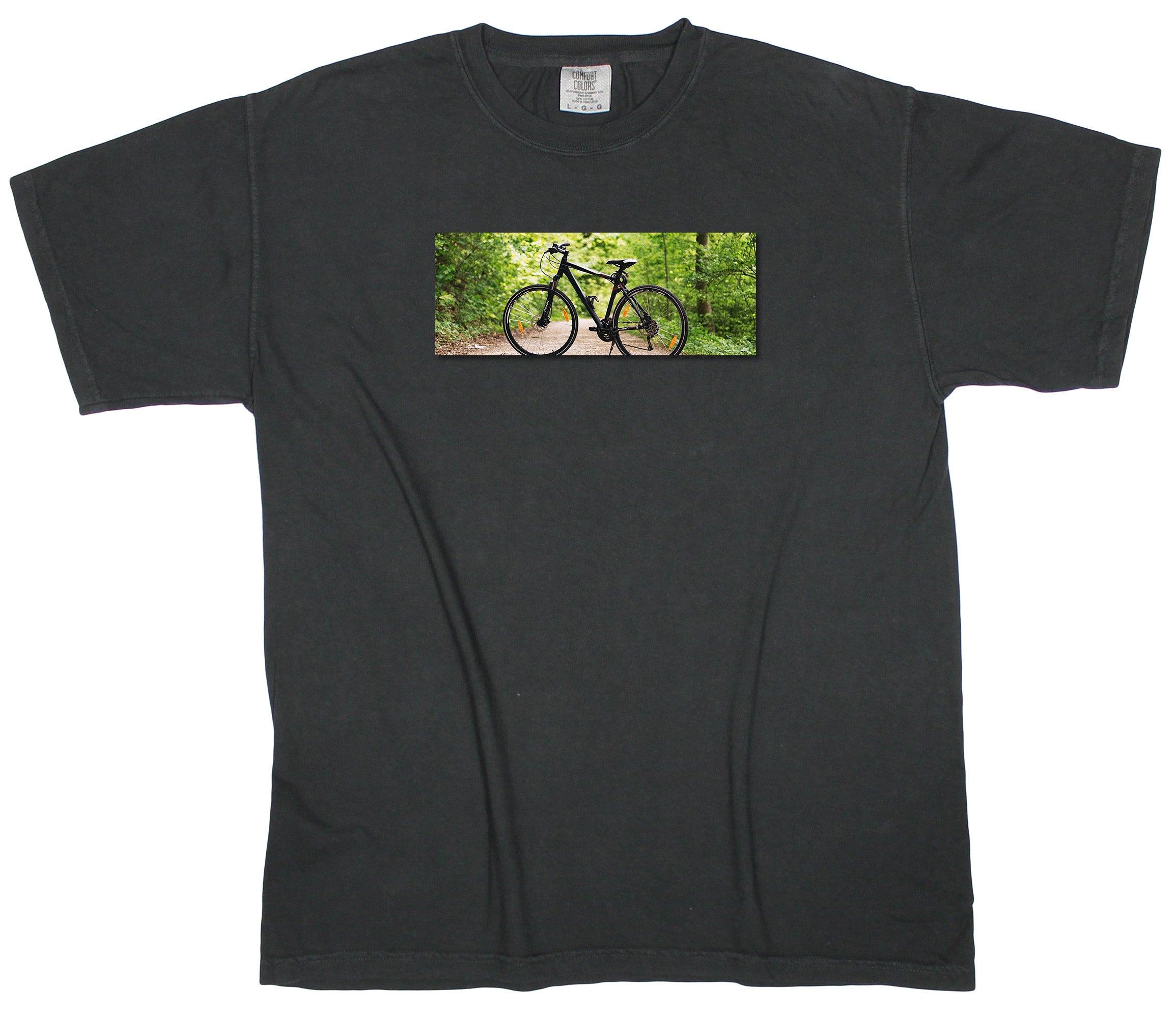 Lakes and Forests: Bike Trail Patch T-shirt