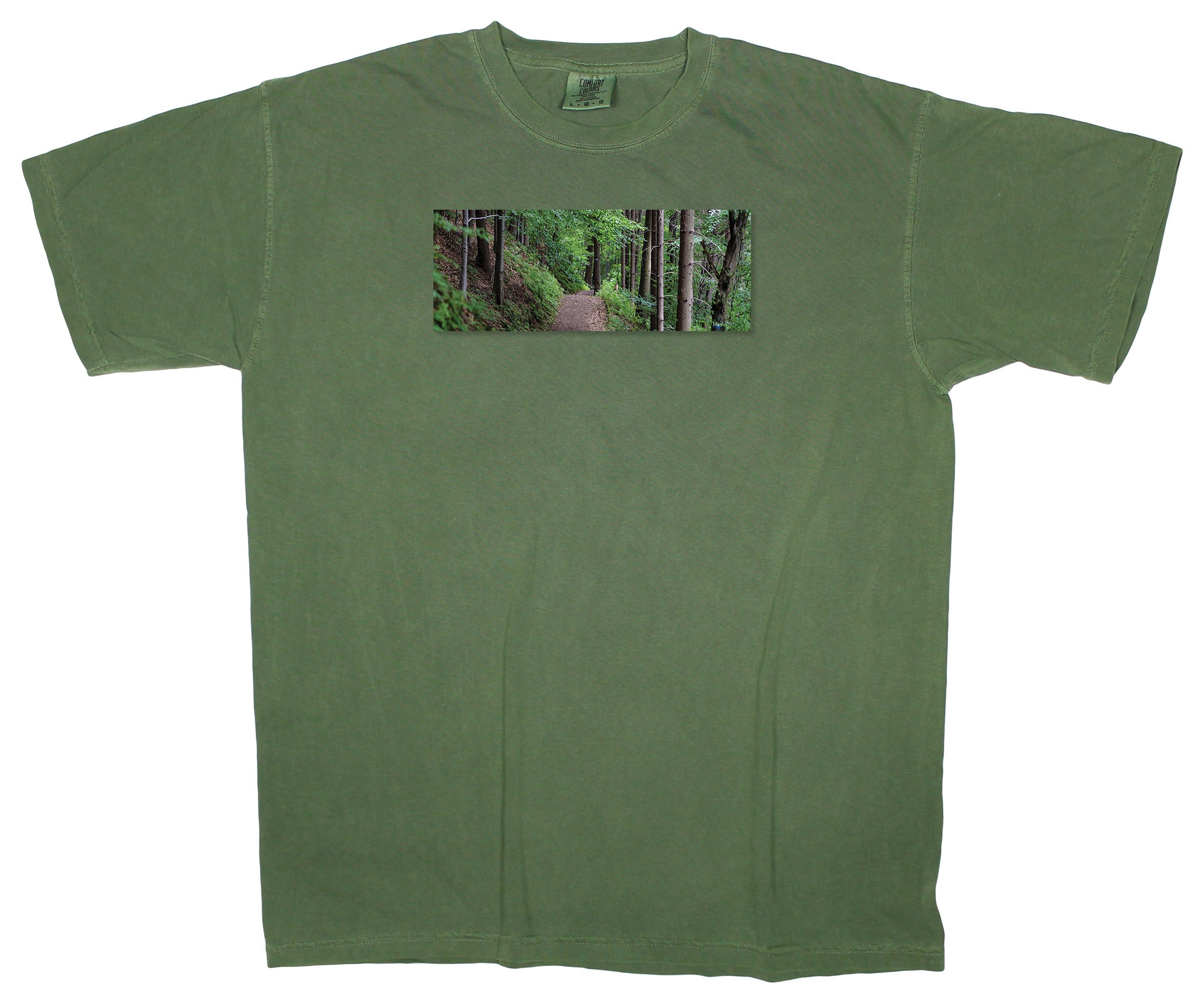 Lakes and Forests: Forest Trail Patch T-shirt