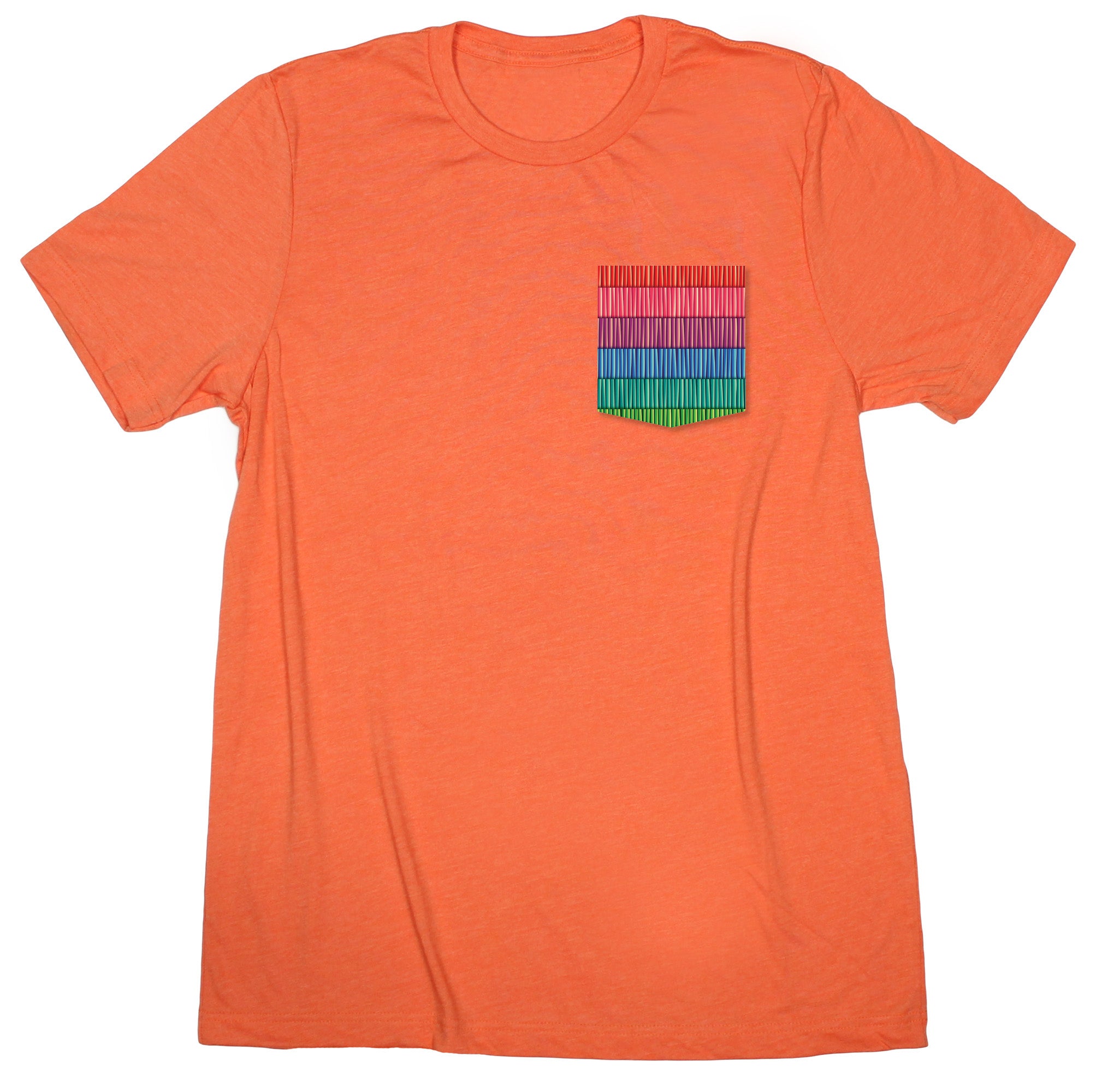 Coastal Life: Rainbow Bamboo Pocket T-shirt