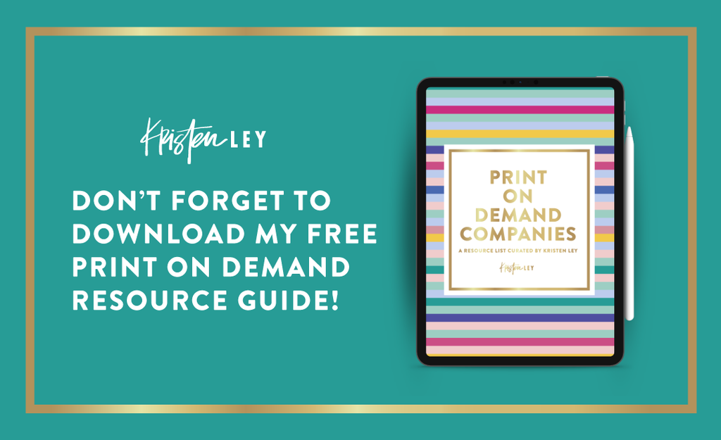 Kristen Ley Print On Demand Free Resource Guide