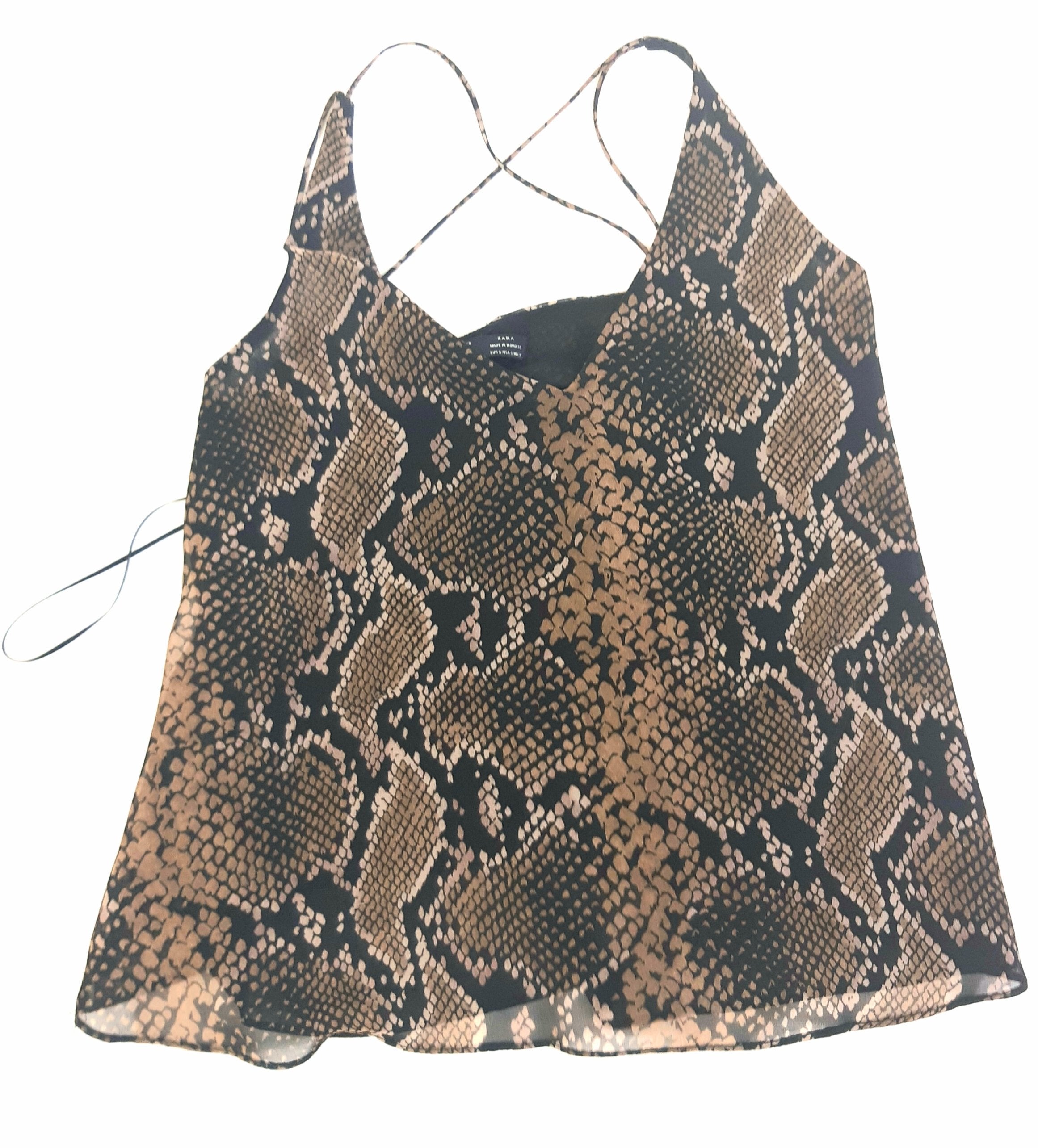 zara snake top