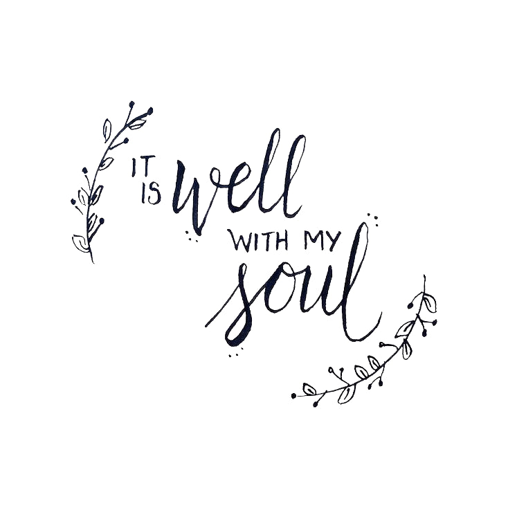 It is well with my soul  new tattoo i want to get this tattoo but in a  different font   Tattoos Trendy tattoos New tattoo designs