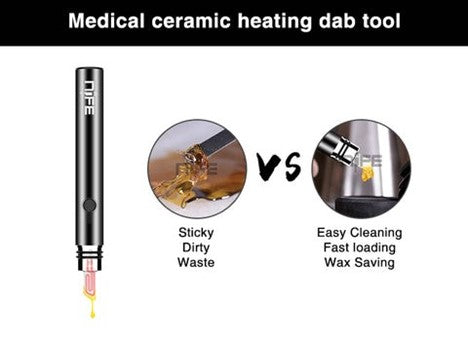 medical ceramic heating dab tool