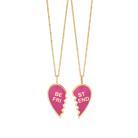 Buy El Regalo 2 PCs Best Friend Jewelry - BFF Magnetic Heart 2PCs Pendant  Necklace Set for Besties/Sisters/Best Friends at Amazon.in