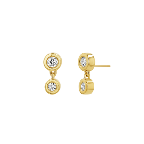 Buy P.N.Gadgil Jewellers 14k Gold Twin Heart Diamond Earrings Online At  Best Price @ Tata CLiQ