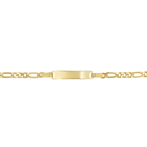 14K Gold Paper Clip Link Custom Charm Bracelet – Baby Gold