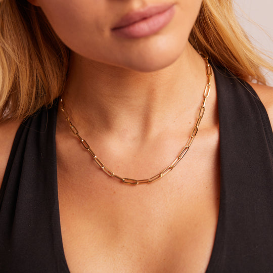 14k Gold Baby Figaro Chain Necklace - Zoe Lev Jewelry