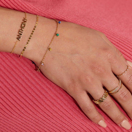Yaris Chain Link Bracelet by Baby Gold - Shop Custom Gold Jewelry