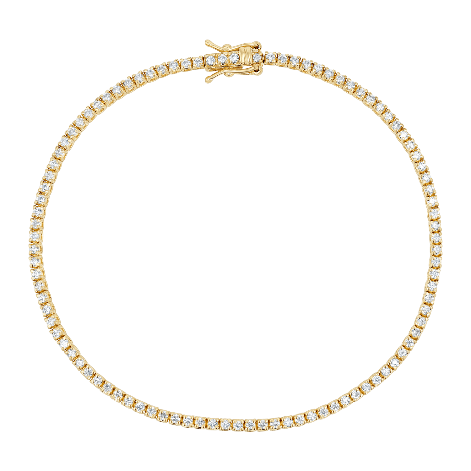 Image of Dainty Diamond Tennis Bracelet