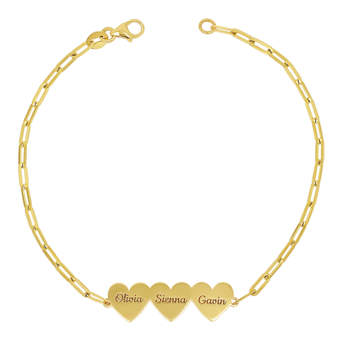 Large Link Gold Bracelet | Gold Bracelets NYC | Gold Jewelry NYC