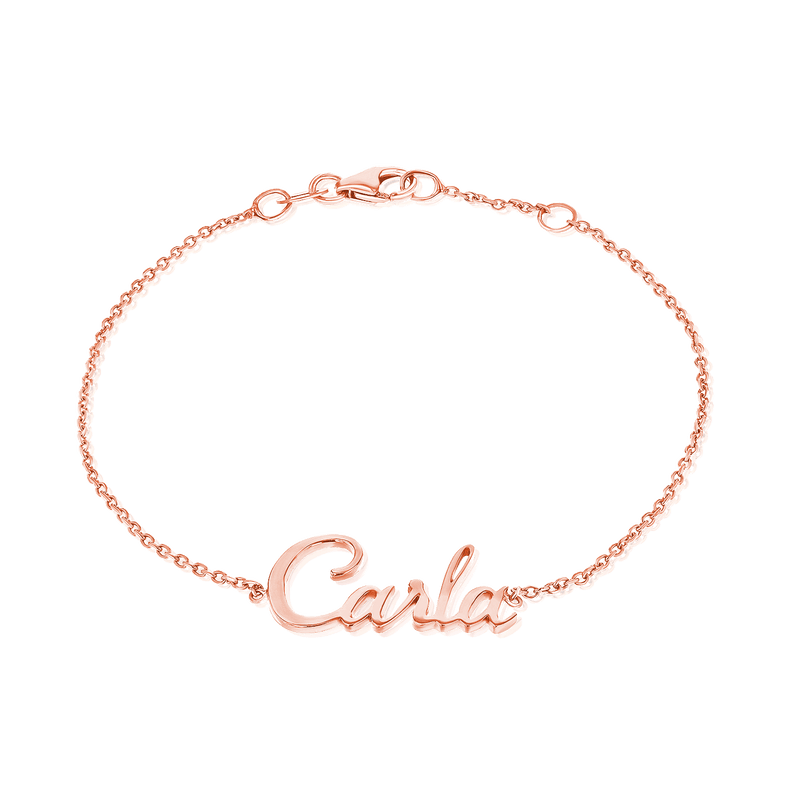 Buy 925 Sterling Silver Customised Name Stencil Kada Bracelet  Silver  Poetry