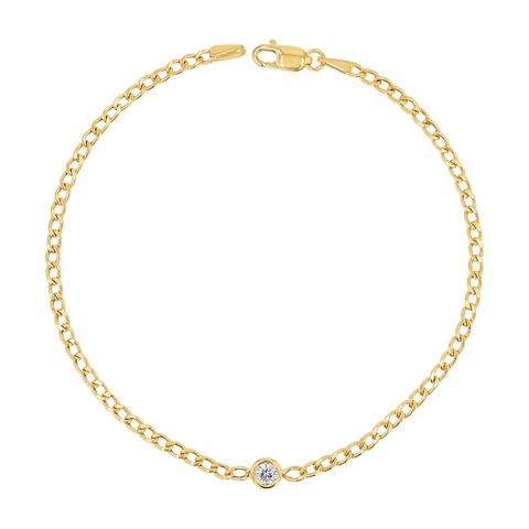 14K Chunky Cuban Curb Link Chain Necklace – Baby Gold