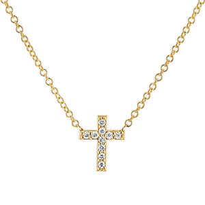 14K Large Diamond Tennis Chain Necklace – Baby Gold