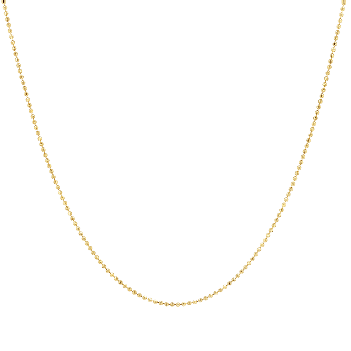 14K Gold Le Petit Ball Chain Necklace – Baby Gold