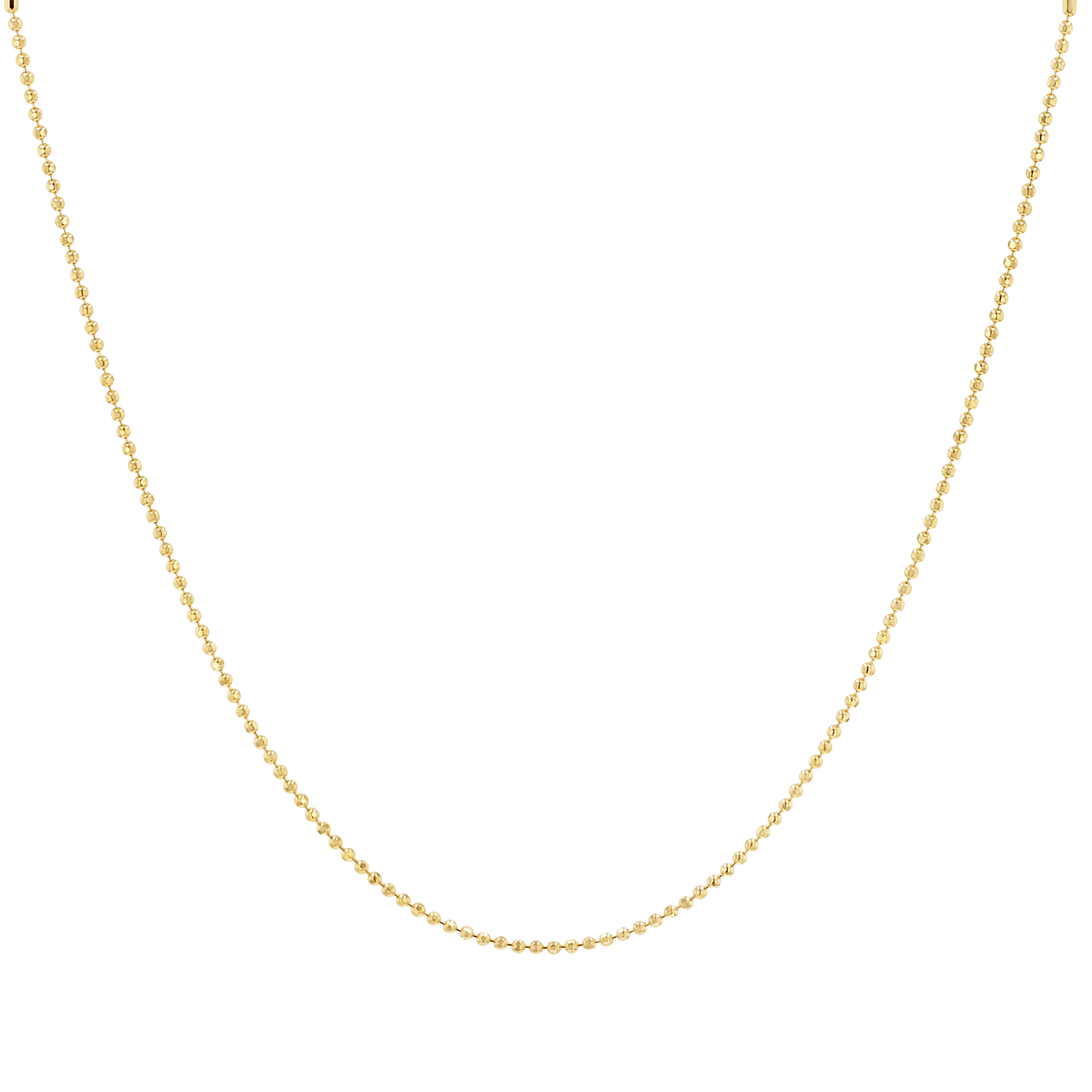 14K Gold Le Petit Ball Chain Necklace – Baby Gold