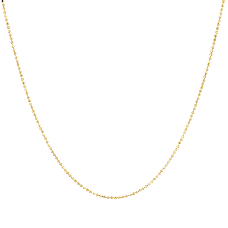 14K Gold Le Petit Ball Chain Necklace – Baby Gold