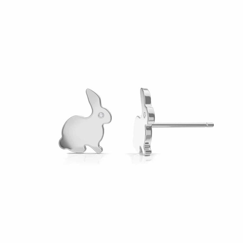 Bunny Stud Earrings – Baby Gold