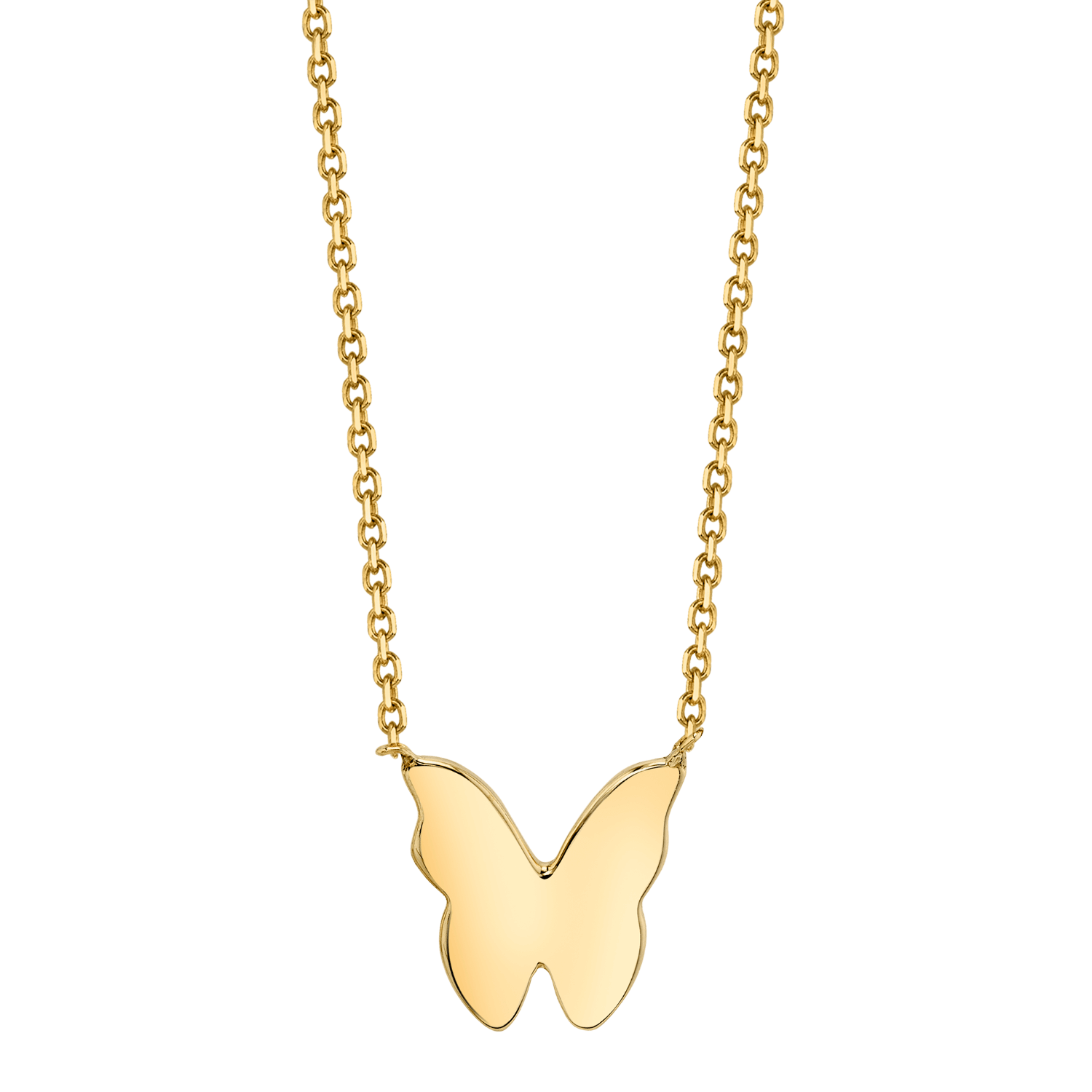 Butterfly Necklace – Baby Gold