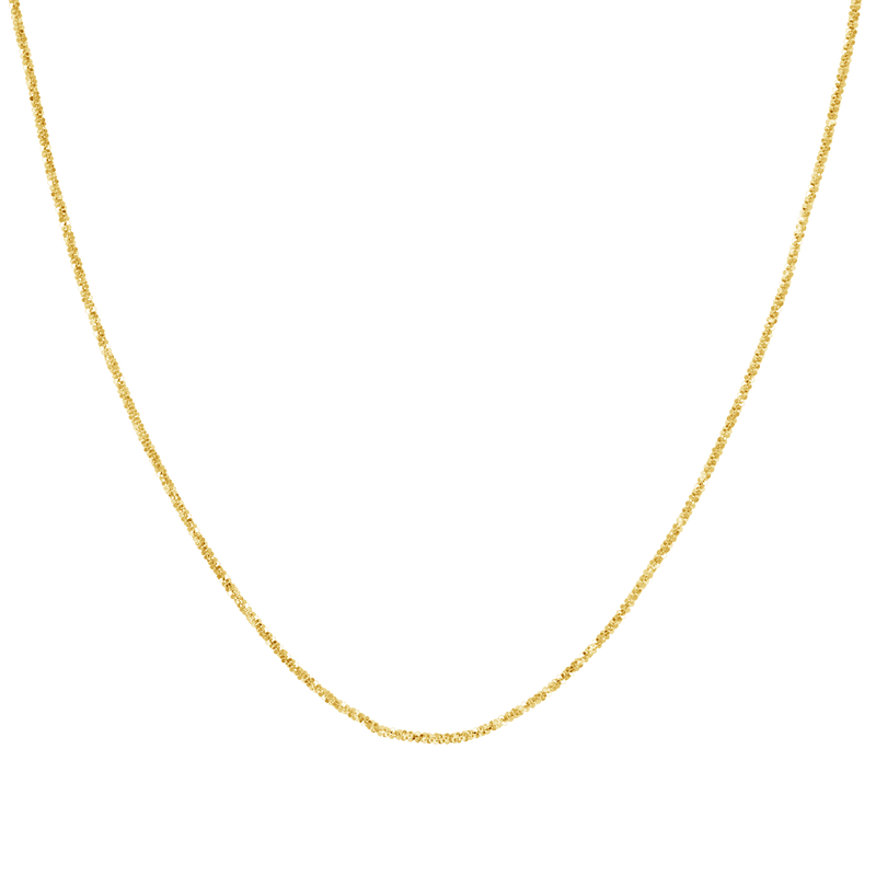 14K Gold Glimmer Chain Necklace – Baby Gold