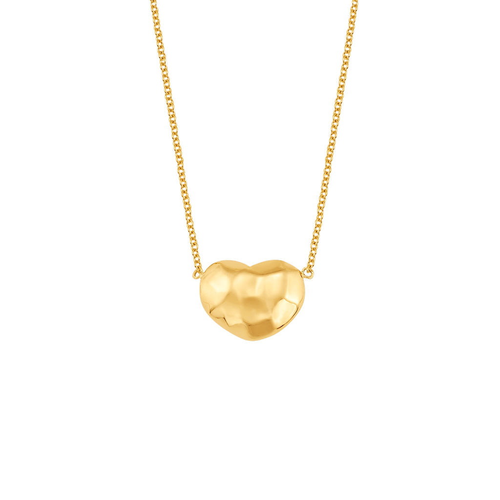 Baby Love Moyen Heart Necklace Baby Gold