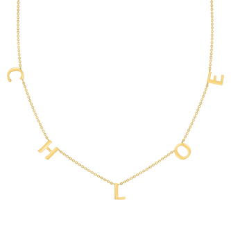 Gold Letter Jewelry | Yellow, Rose, White, & Gold | Baby Gold