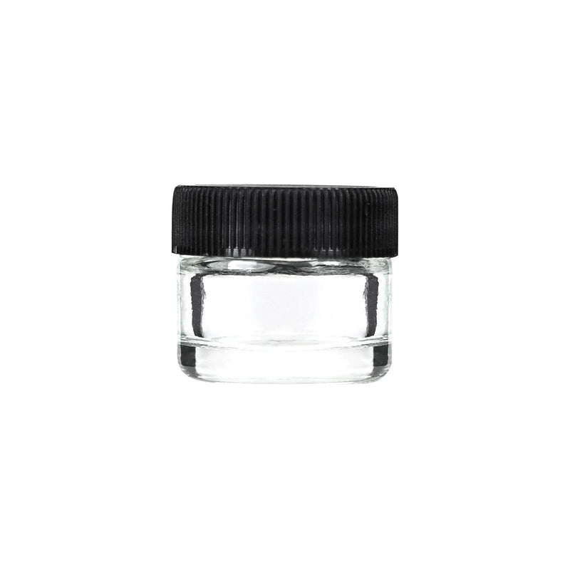 5ml Glass Screw Top Concentrate Container Black Cap - 1 Gram - 250 Cou ...