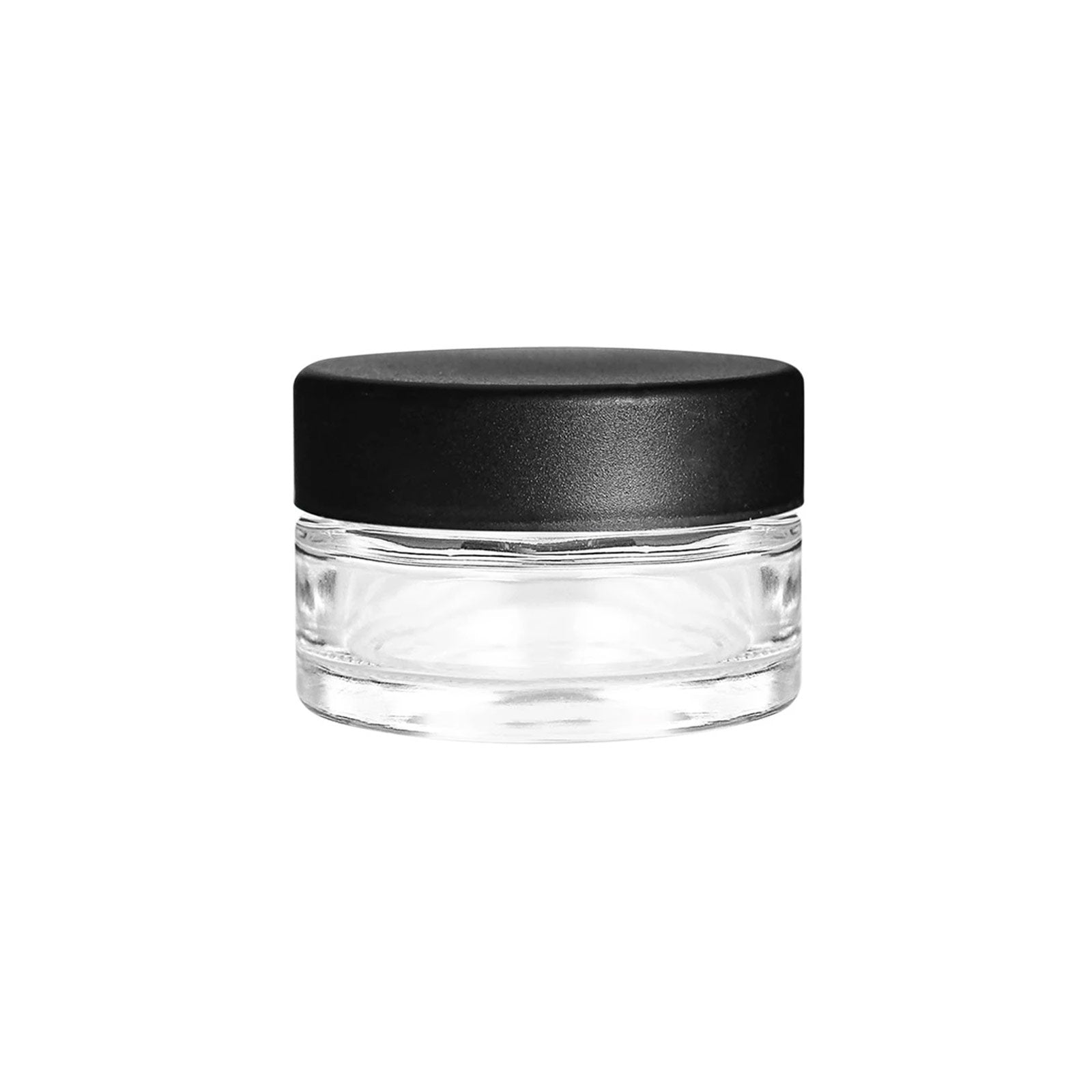 10oz Glass Jars With Black Caps - 14 Grams - 72 Count