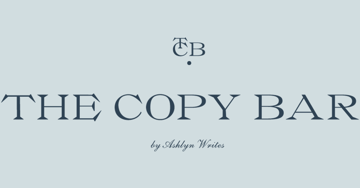 The Copy Bar™ by Ashlyn Writes