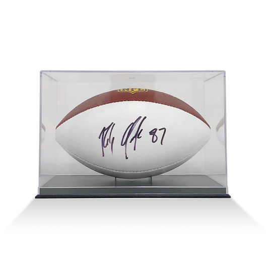 rob gronkowski autographed football