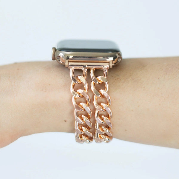 Rose gold Apple watch band by Strawberry Avocados