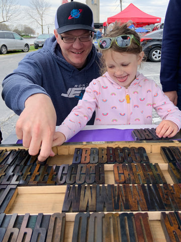 Hamilton Wood Type & Printing Museum Farmers Market Printing